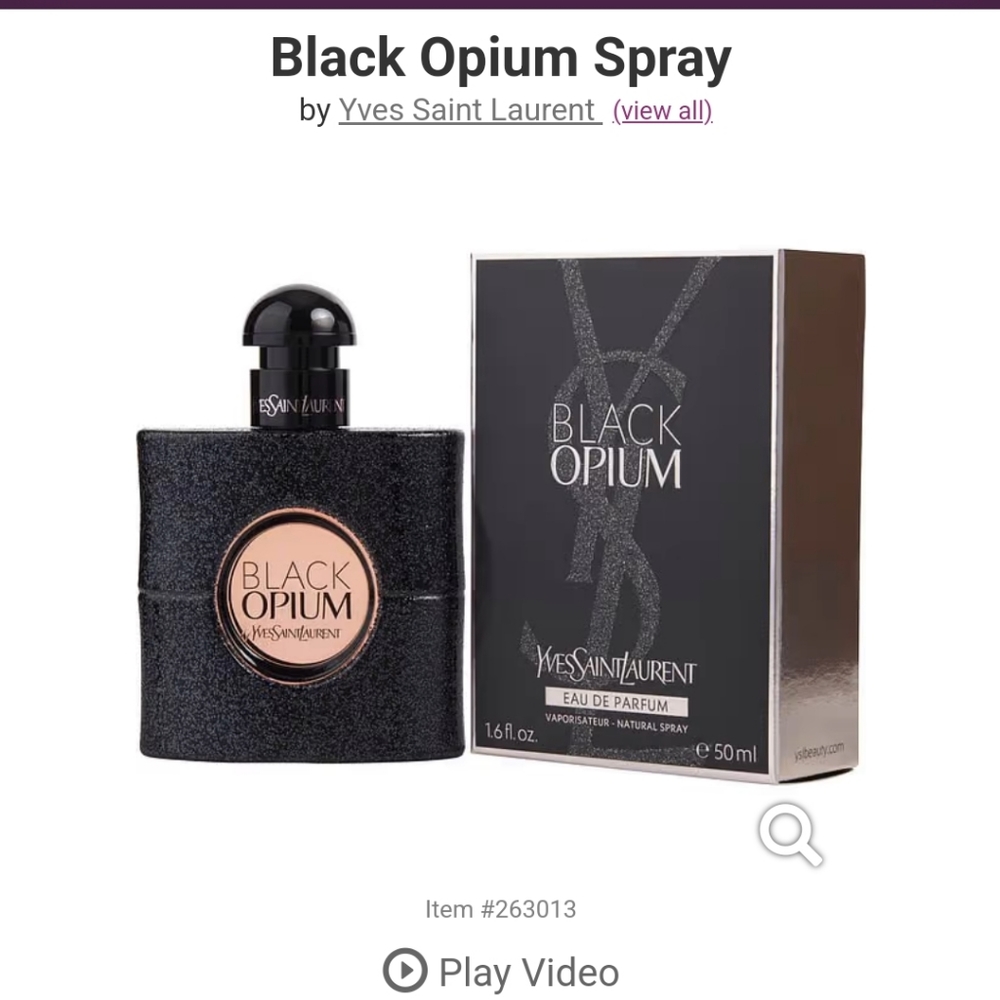 Black opium perfume